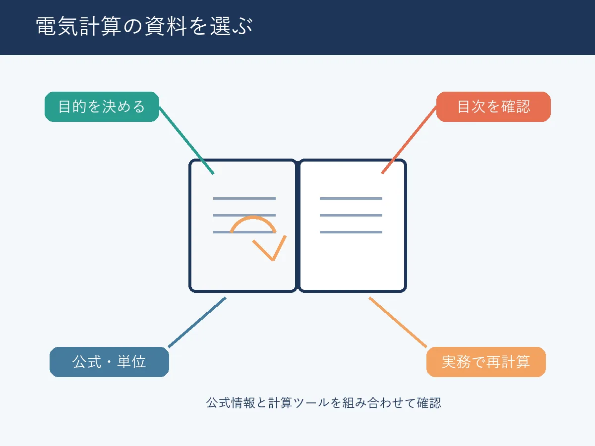 電気計算の資料を目的と目次と公式確認から選ぶ editorial 図